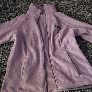 Light purple fleece Columbia jacket